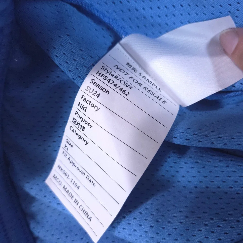 SAMPLE Jordan Artist Series Darien Birks Mesh‎ Shorts XL Blue HF5474-462 NIKE